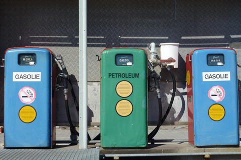 Gasoline station in Qeqertaesuaq