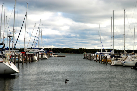 The harbor in Mariehamn