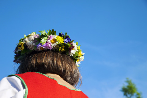 Girl with a flower crown