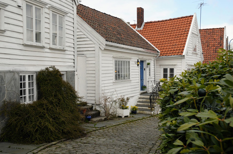 Old buildings in Stavanger