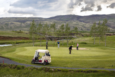 Golf course in Iceland