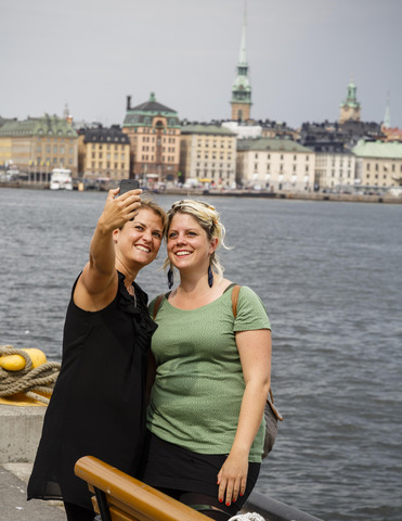 Two women in Stockholm