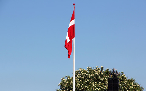 The danish flag - Danneborg