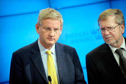 Carl Bildt och Per Stig Møller 