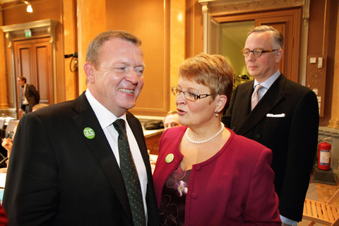 Lars Løkke Rasmussen and Maud Olofsson