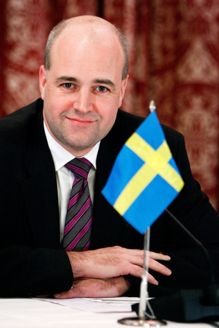 Sveriges statsminister Fredrik Reinfeldt under Nordiska Rådets session i Oslo, 2007.