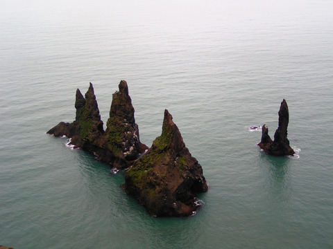 Reynisdrangar (rock formations) on Iceland