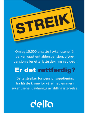 PDF Delta er  streik - Pensjon fra første krone.pdf