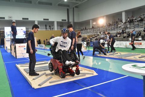 Powered Wheelchair Race