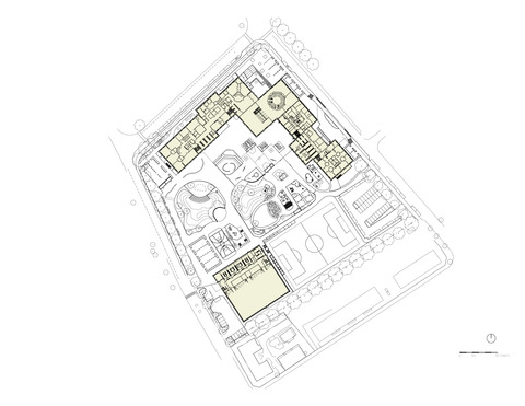 Site Plan 1 1000 A3 Tiundaskolan School