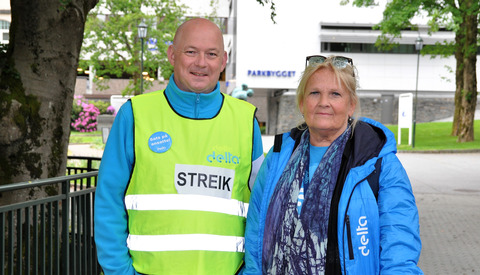 Helse Bergen streikeleder Robert-Skaar og Lizzie-Ruud_Thorkildsen.JPG
