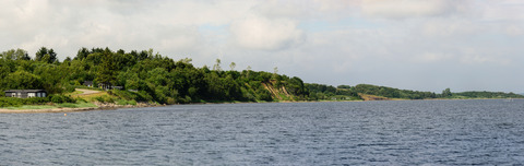 Lyby strand kyst panorama