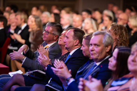 Stefan Löfven at the Nordic Council prize award ceremony 2019