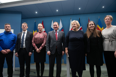 The nordic prime ministers, Stockholm 2019
