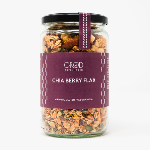 granola chia berry flax