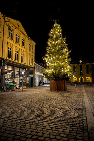 Julepynt på gågaden i Sønderborg 2019 0123