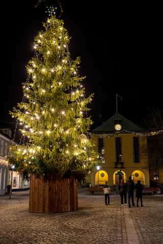 Julepynt på gågaden i Sønderborg 2019 0137