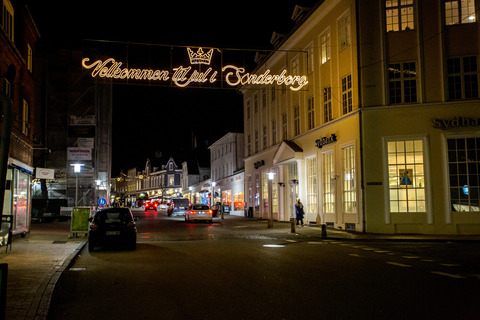 Julepynt på gågaden i Sønderborg 2019 0007