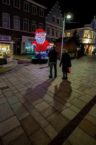 Julepynt på gågaden i Sønderborg 2019 0011