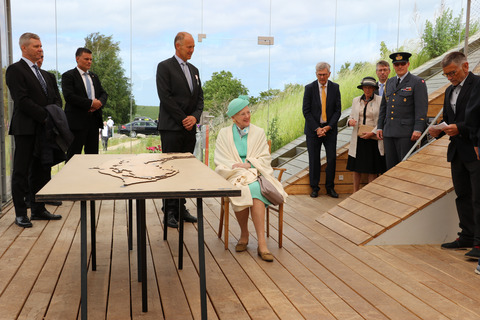 Dronningen besøger Naturrummet på Røsnæs