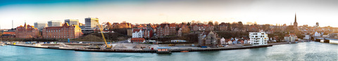 Byggeri på havnen i Sønderborg_Panorama