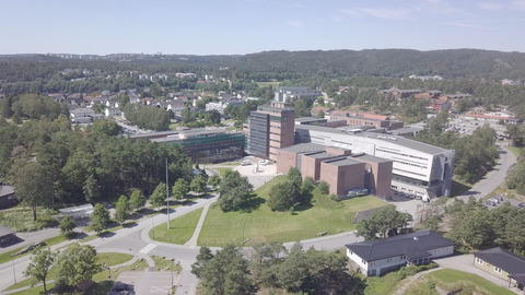 Kristiansand campus drone 2 foto Morten Torjussen