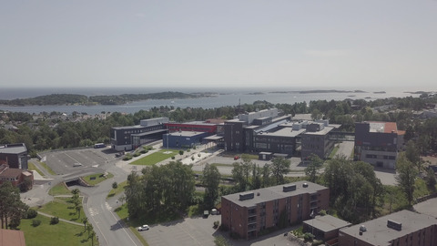 Grimstad campus drone 3 foto Morten Torjussen
