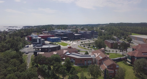 Grimstad campus drone 5 redigert foto Morten Torjussen