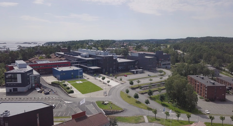 Grimstad campus drone 4 redigert foto Morten Torjussen