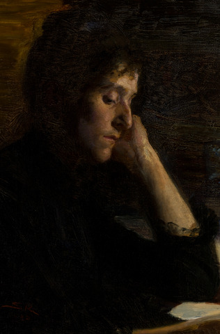 P.S. Krøyer: ” Læsende ung kvinde”. 1885. Skagens Kunstmuseer