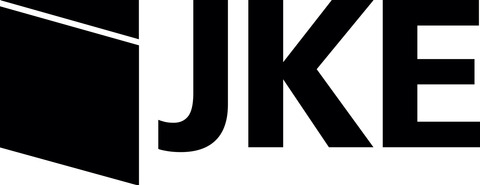 JKE logo sort uden subheader