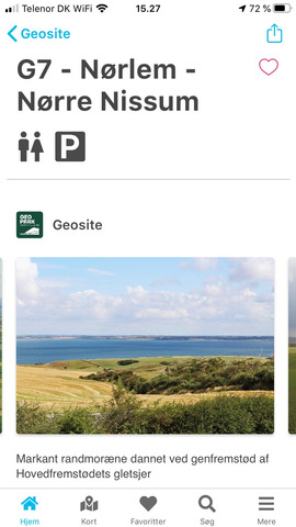 200406 Geopark Vestjylland App screenshot Geosite