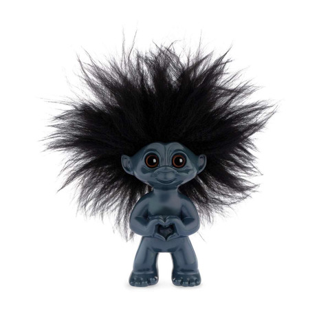 93726 - Heart troll dark blue 9 cm