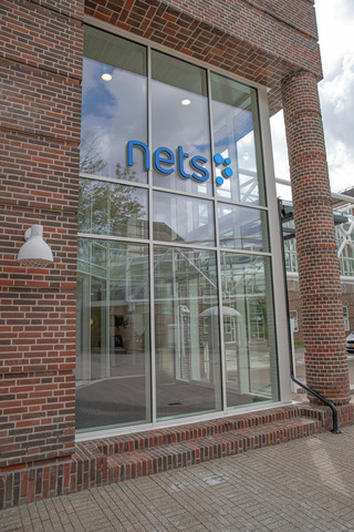 Nets logo outside entrance