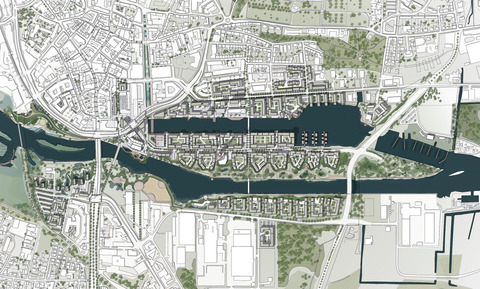 VFBPLA04 River City Randers   The plan by C.F. Møller Architects