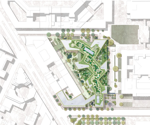 The German Ministry for the Environment Siteplan BMUSIT02 C.F. Møller Architects