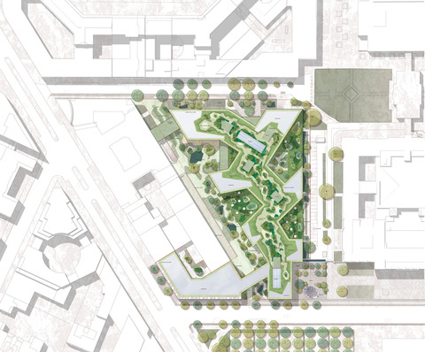 The German Ministry for the Environment Siteplan BMUSIT02 C.F. Møller Architects