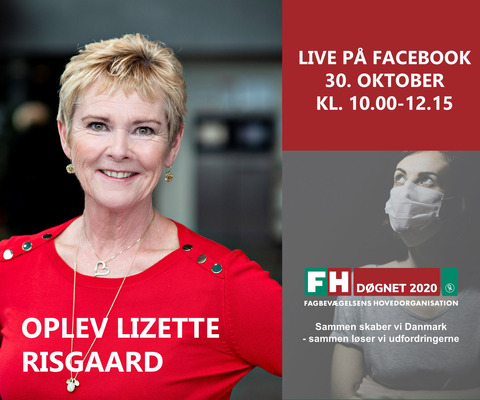 Facebook opslag til deling Lizette Risgaard
