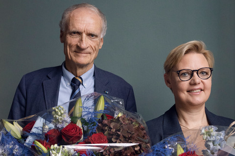 Bertel Haarder and Anette Lind