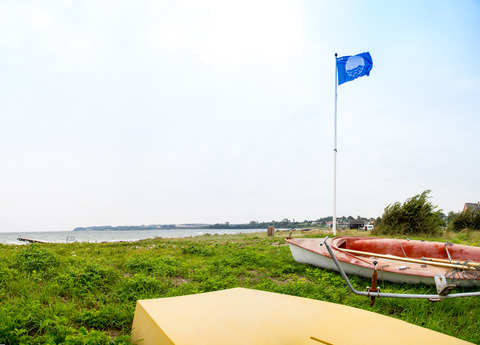 Blåflag strand Vemmingbund Panorama2