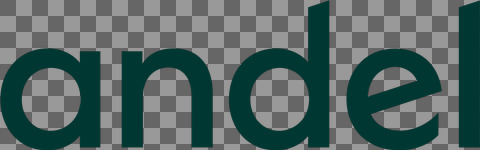 Solid green logo