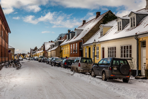 Så er det vinter på Klosternakken i Præstø