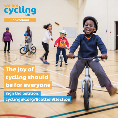 Joy of cycling   Cycling UK in Scotland election campaign Insta
