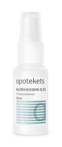 klorhexidin 02pct 30ml apotekets