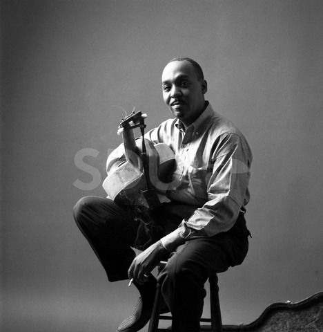 Al Casey. Performing at Silverstein Studio, New York, 1991