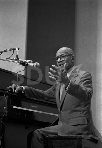 Eubie Blake. In "Concert for SATCHMO (Louis Armstrong), New York, 1976