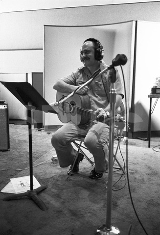 Joe Pass. In studio with Oscar Peterson, Las Angeles, 1976
