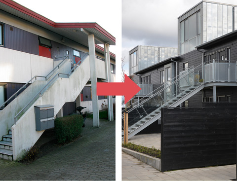 Himmerland Housing Association Dep 19&22 14 before & after conversion