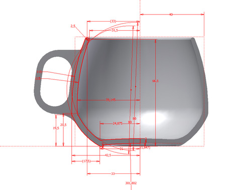 Cup geometry