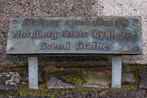 Inskription til Nordborg Slots bygherre